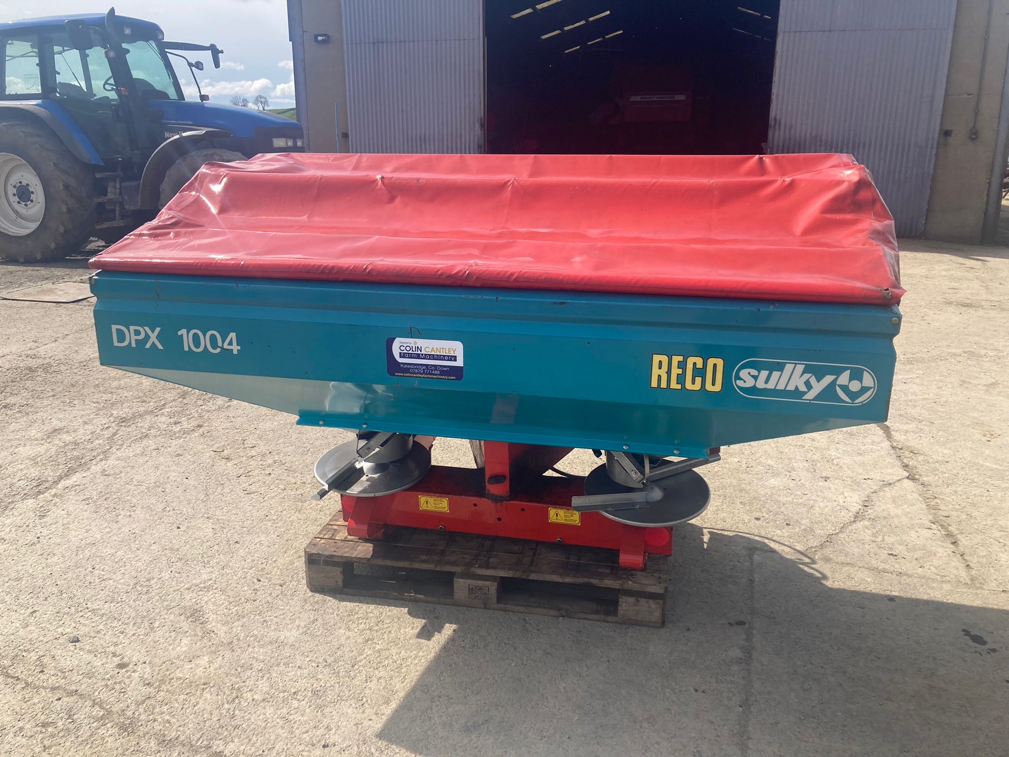 Sulky Reco DPX 1004 1 Ton Fertiliser Sower Colin Cantley Farm Machinery