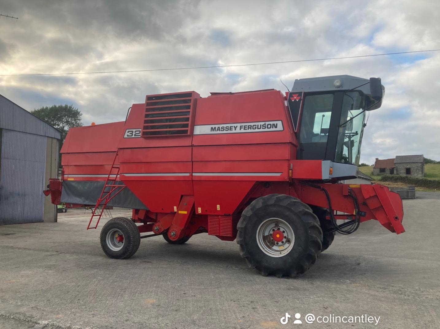 1998 Massey Ferguson 32 Combine Harvester - Colin Cantley Farm Machinery