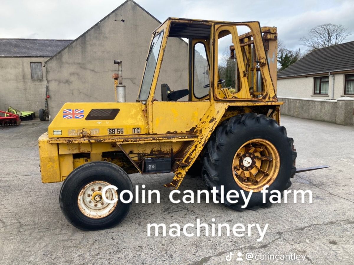 Sanderson SB55 Rough Terrain Diesel Forklift Colin Cantley Farm Machinery