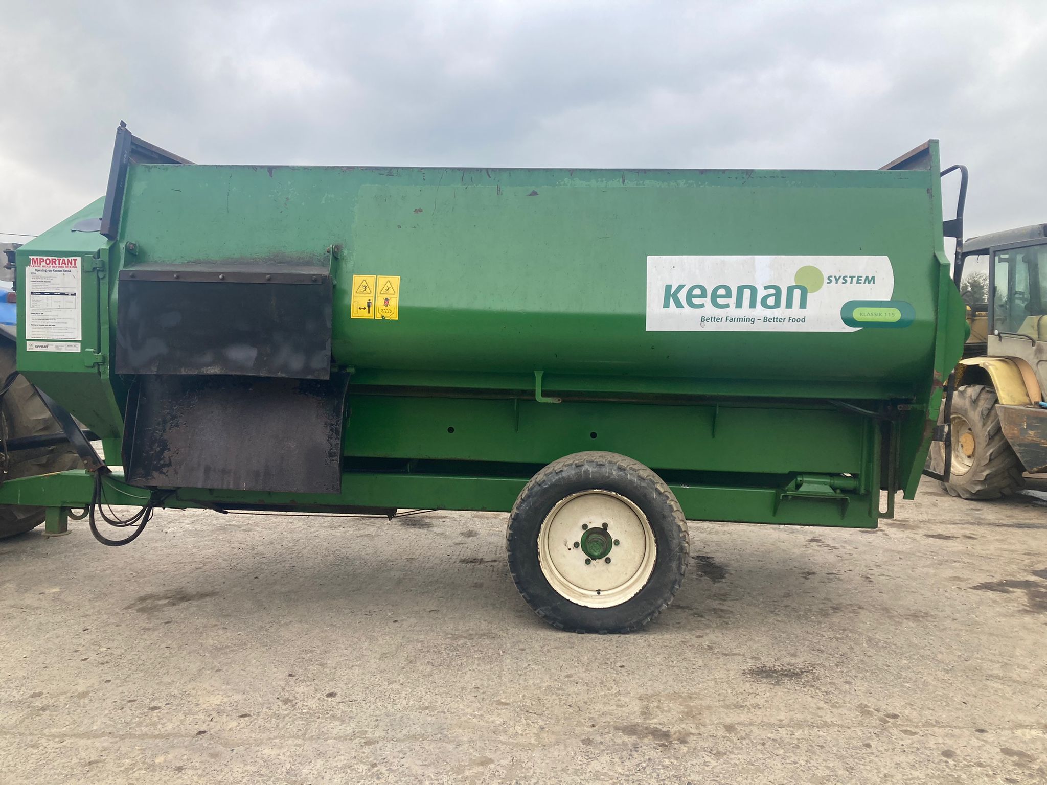 Keenan Klassik 115 Diet Feeder Colin Cantley Farm Machinery